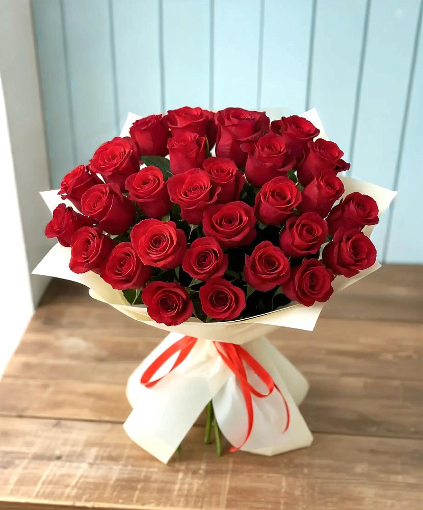 Букет 29 Красных роз в Ярково Новосибирской области