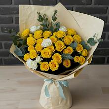 Букет цветов из:  Розы в Ярково Новосибирской области