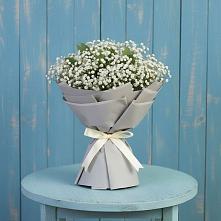 Букет цветов из:  Гипсофила в Ярково Новосибирской области