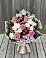 Букет цветов из: Альстромерии, Гвоздики, Розы и Хризантемы в Ярково Новосибирской области