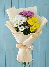 Букет цветов из:  Хризантемы в Ярково Новосибирской области