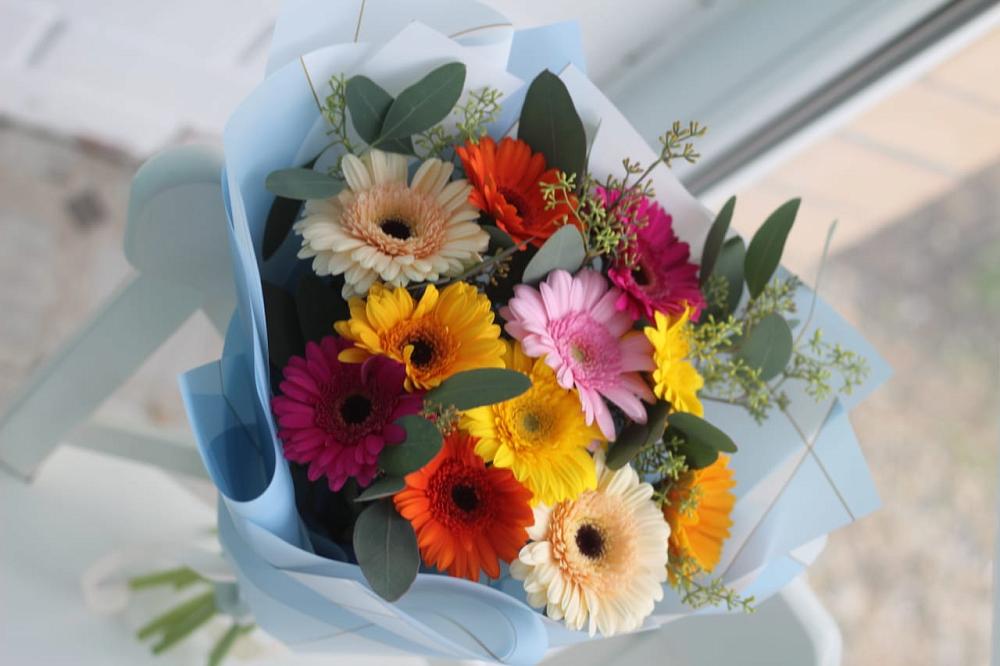 Букет цветов из: Герберы в Ярково Новосибирской области