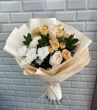 Букет цветов из:  Розы и Хризантемы #REPLACE_PRED# Ярково Новосибирской области