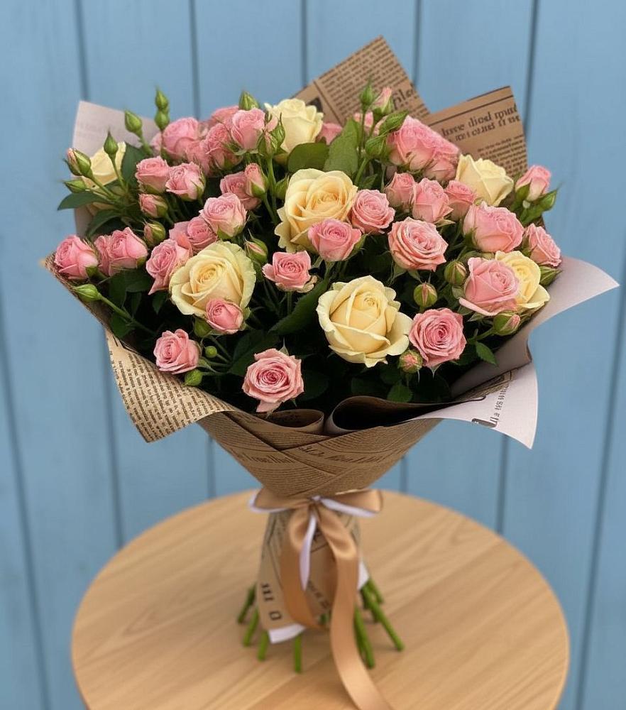 Букет цветов из: Розы в Ярково Новосибирской области