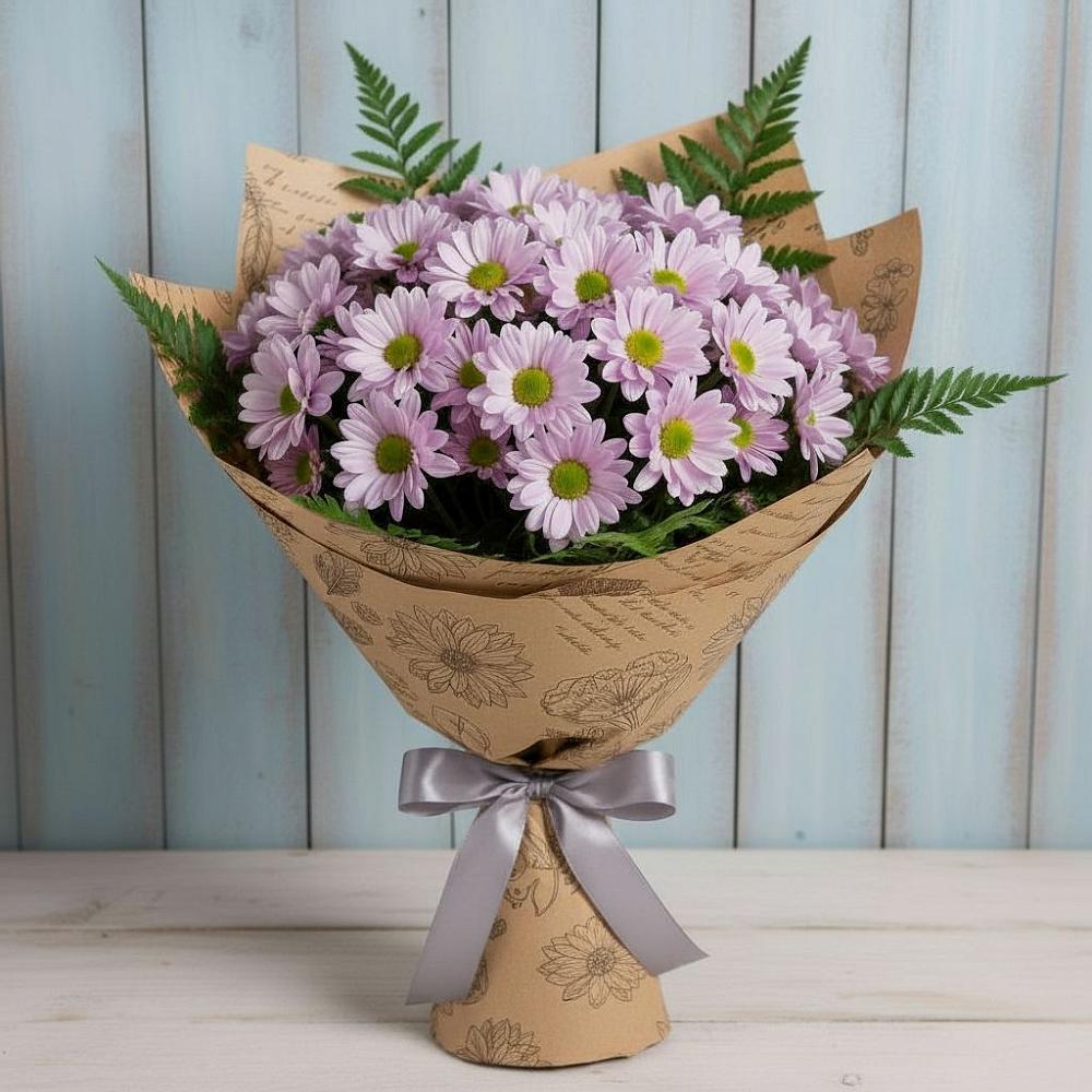 Букет цветов из: Хризантемы в Ярково Новосибирской области