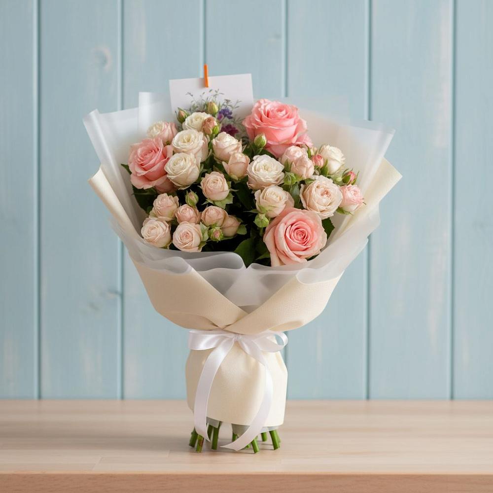 Букет цветов из: Розы в Ярково Новосибирской области