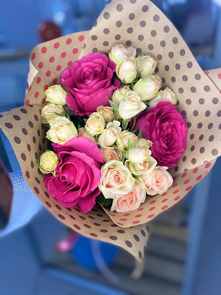 Букет цветов из: Розы в Ярково Новосибирской области