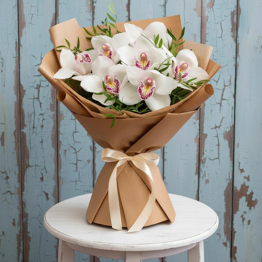 Букет цветов из: Орхидеи и Розы в Ярково Новосибирской области