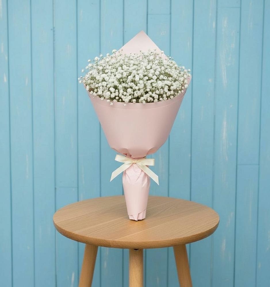 Букет цветов из: Гипсофила в Ярково Новосибирской области