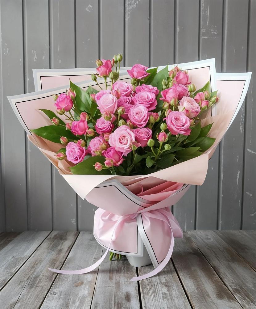 Букет Розовый кустик в Ярково Новосибирской области