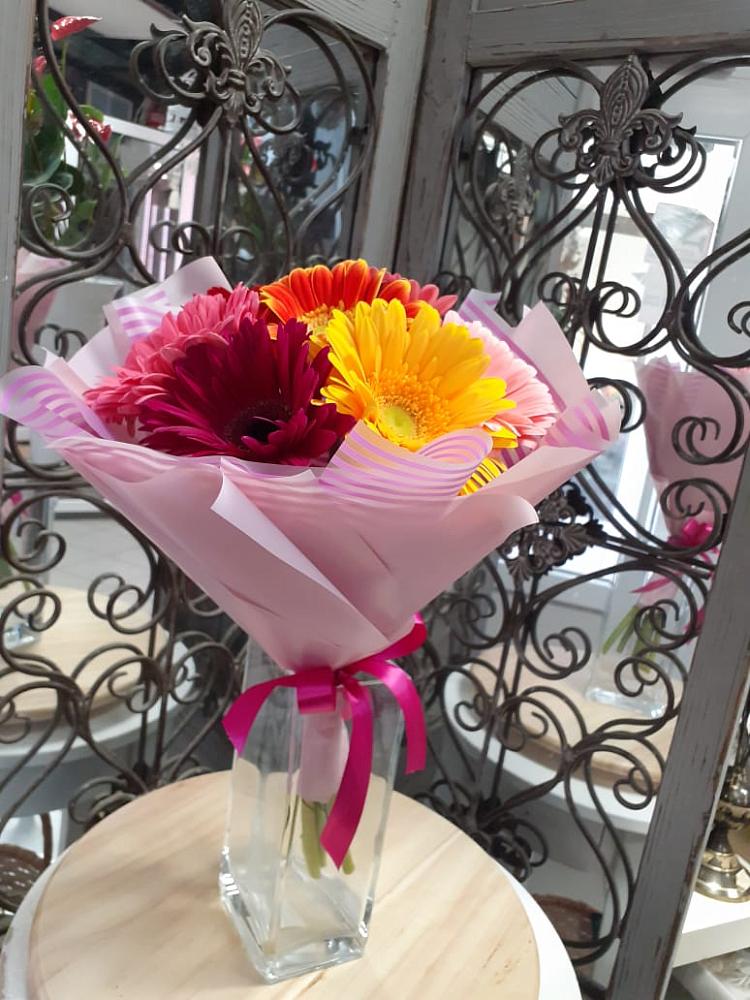 Букет цветов из: Герберы в Ярково Новосибирской области