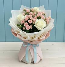 Букет цветов из:  Розы в Ярково Новосибирской области