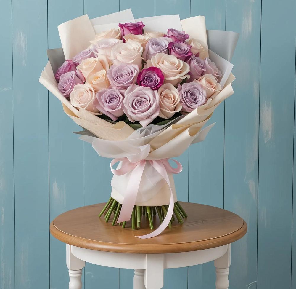 Букет цветов из: Розы в Ярково Новосибирской области