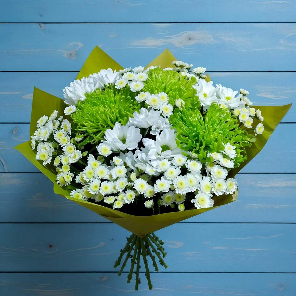 Букет цветов из: Хризантемы в Ярково Новосибирской области