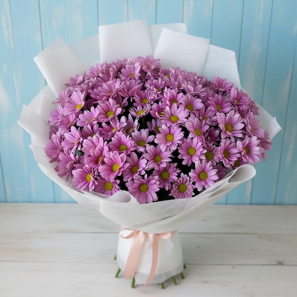 Букет цветов из: Хризантемы в Ярково Новосибирской области