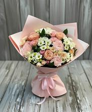 Букет цветов из:  Гвоздики, Розы и Хризантемы #REPLACE_PRED# Ярково Новосибирской области