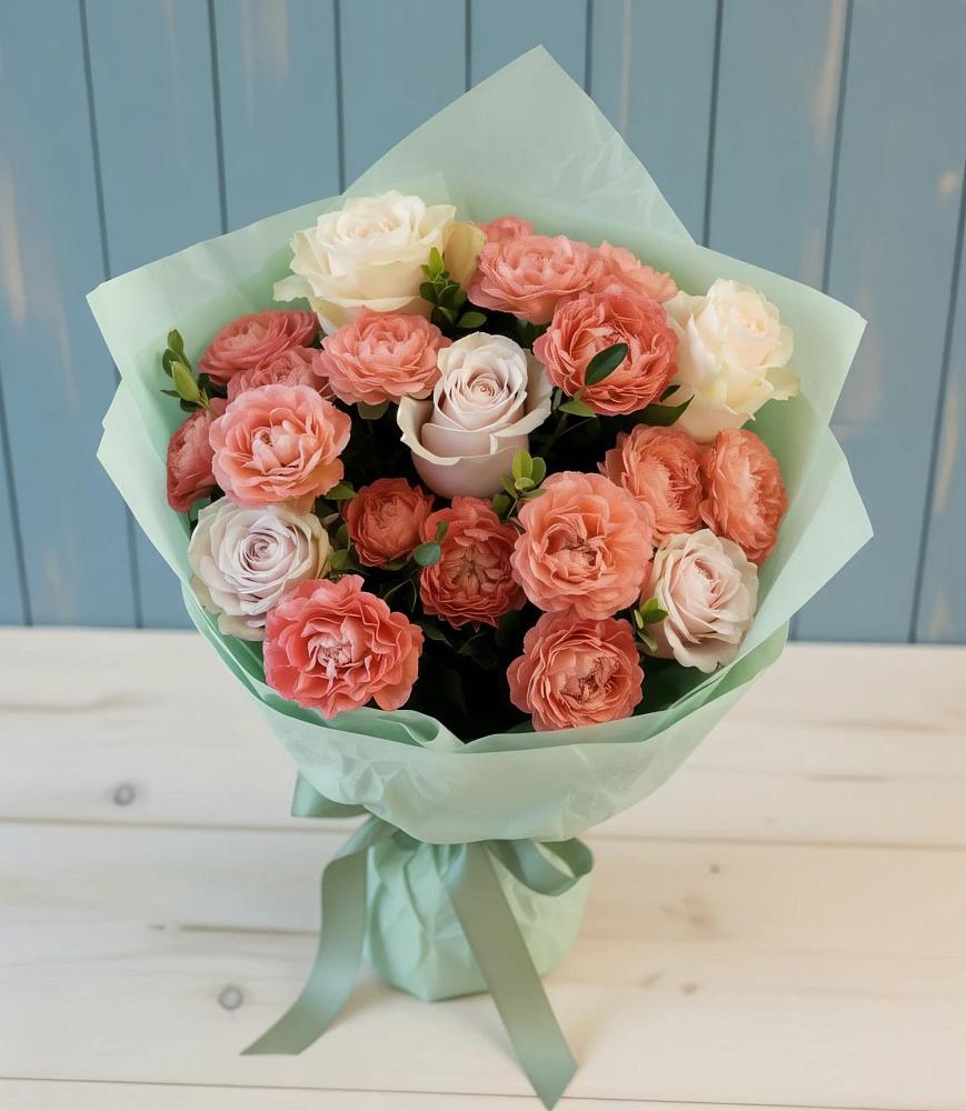 Букет цветов из: Розы в Ярково Новосибирской области