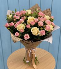 Букет цветов из:  Розы в Ярково Новосибирской области