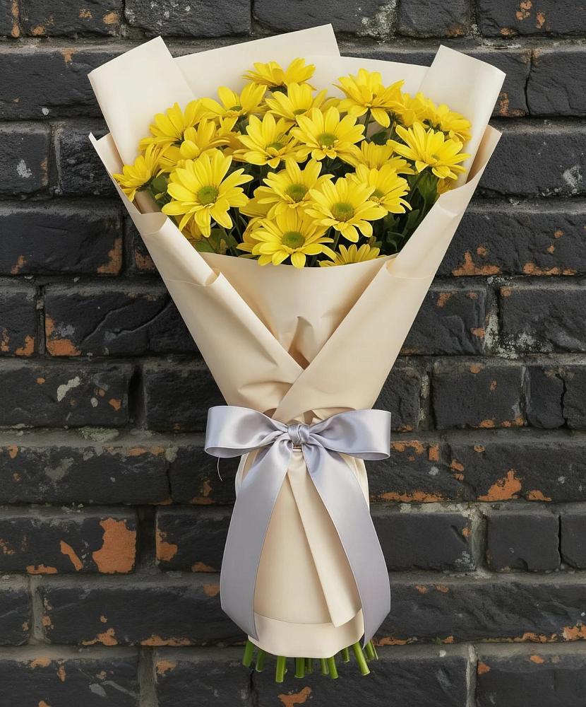 Букет цветов из: Хризантемы в Ярково Новосибирской области