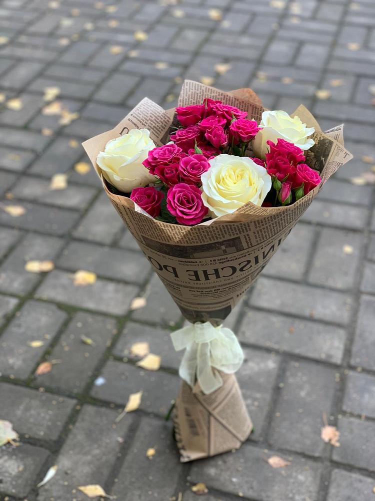 Букет цветов из: Розы в Ярково Новосибирской области