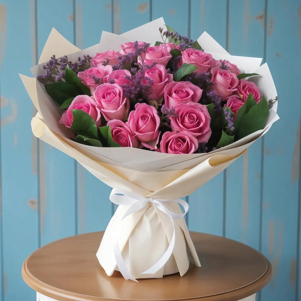 Букет цветов из: Розы в Ярково Новосибирской области