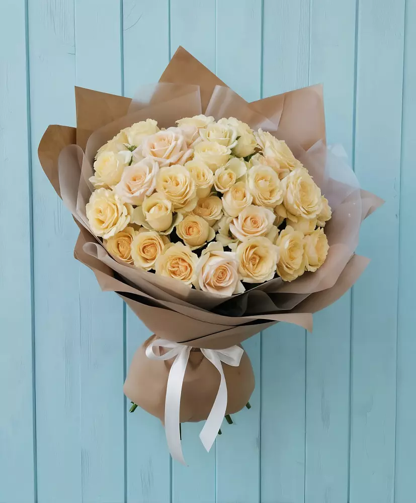 Букет Кремовое облако в Ярково Новосибирской области