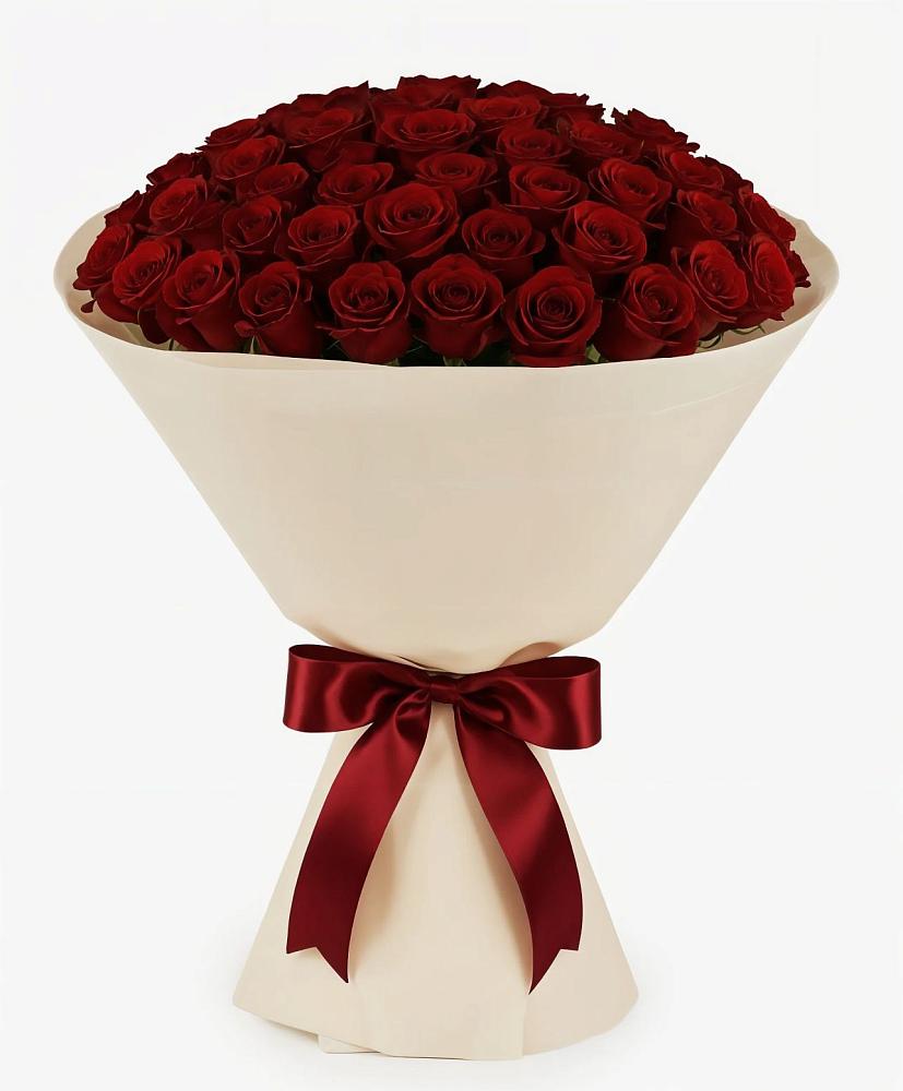 Букет 101 Бордовая роза Блэк Бакарра в Ярково Новосибирской области