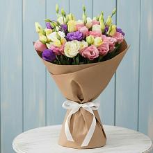 Букет цветов из:  Лизиантусы #REPLACE_PRED# Ярково Новосибирской области